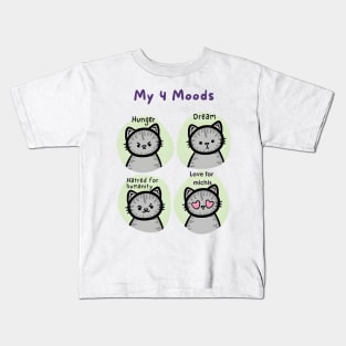 My 4 Moods Kids T-Shirt